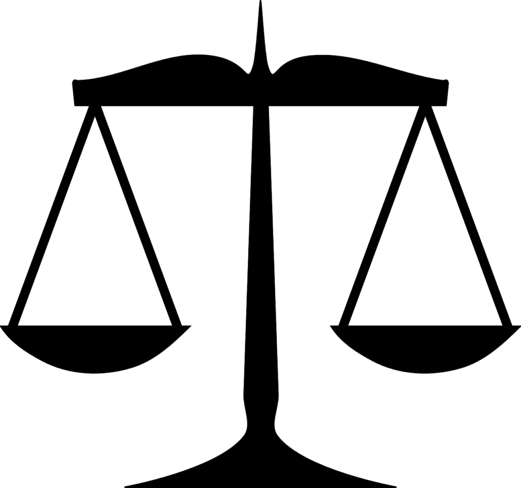 short term rental association graphic of legal scales referring to legislation in the short term rental industry